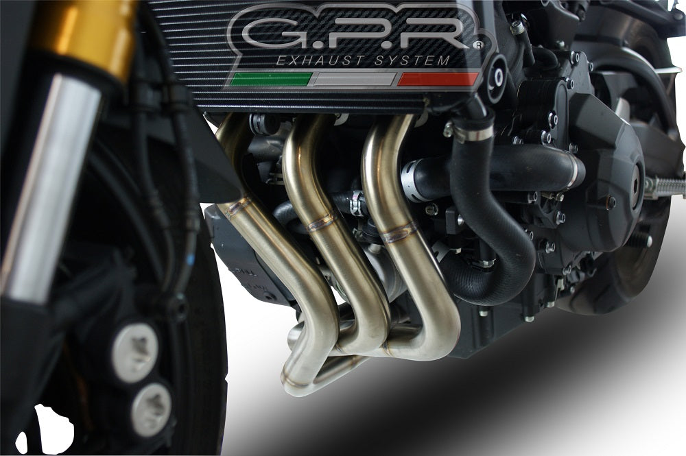 GPR Exhaust System Yamaha MT09 FZ09 2014-2016, Furore Nero, Full System Exhaust, Including Removable DB Killer