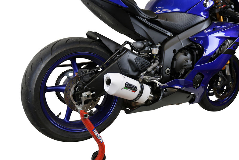 GPR Exhaust System Yamaha Yzf R6 2017-2021, Albus Evo4, Slip-on Exhaust Including Removable DB Killer and Link Pipe