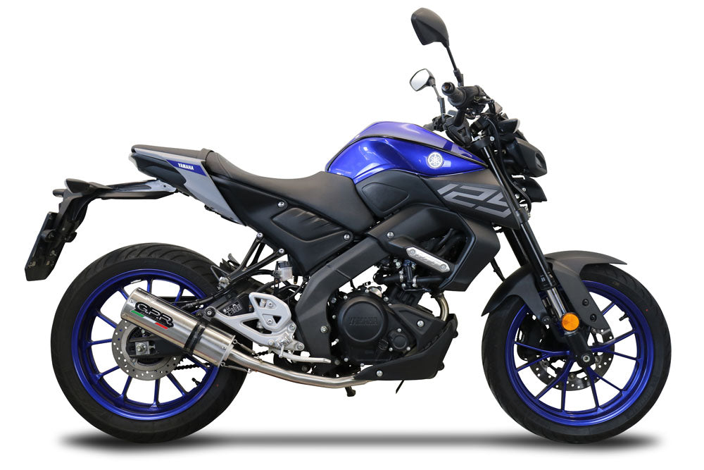 GPR Exhaust System Yamaha Mt 125 2020-2020, M3 Inox , Full System Exhaust, Including Removable DB Killer
