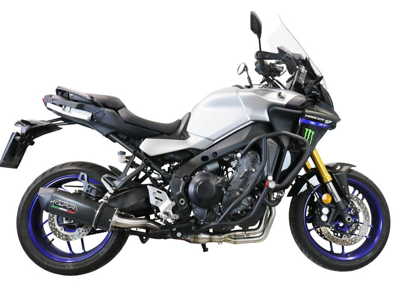 GPR Exhaust System Yamaha Tracer 900 FJ09 TR 2021-2023, Furore Evo4 Poppy, Full System Exhaust, Including Removable DB Killer