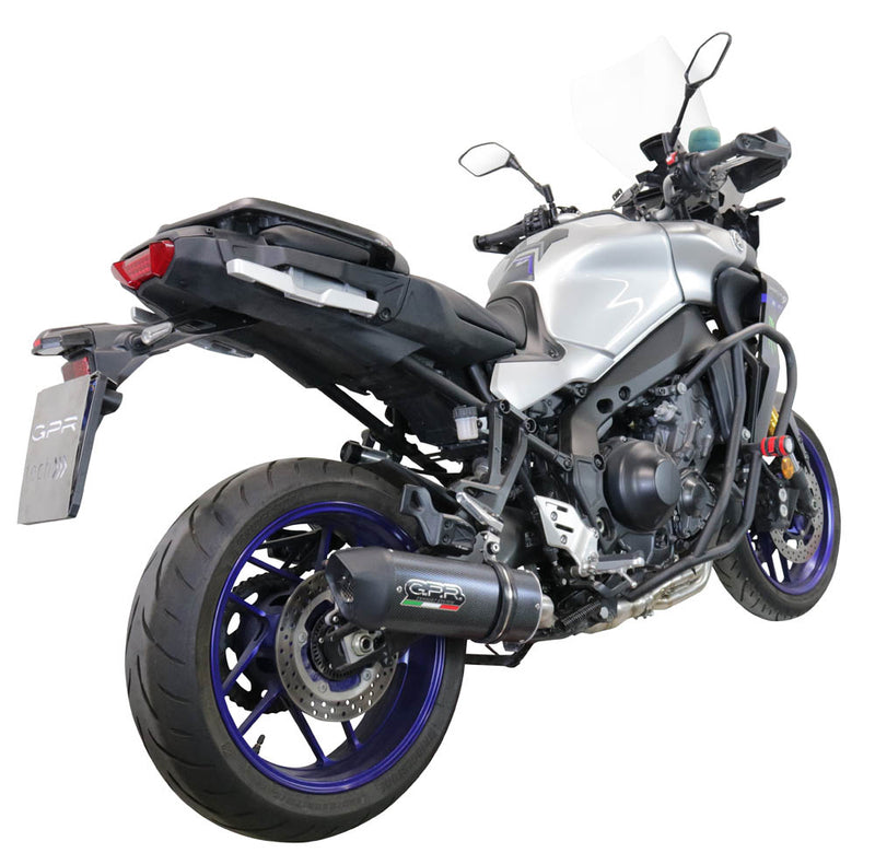 GPR Exhaust System Yamaha Tracer 900 FJ09 TR 2021-2023, Furore Evo4 Poppy, Full System Exhaust, Including Removable DB Killer
