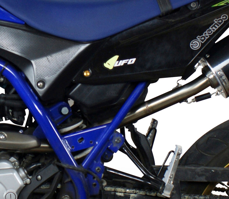 GPR Exhaust System Yamaha WR125X 2009-2014, Furore Nero, Slip-on Exhaust Including Removable DB Killer and Link Pipe