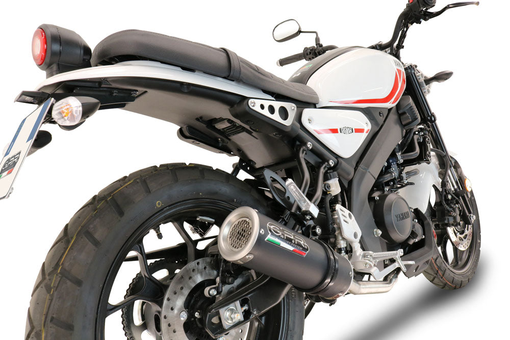 GPR Exhaust System Yamaha XSR125 2021-2023, M3 Black Titanium, Full System Exhaust, Including Removable DB Killer