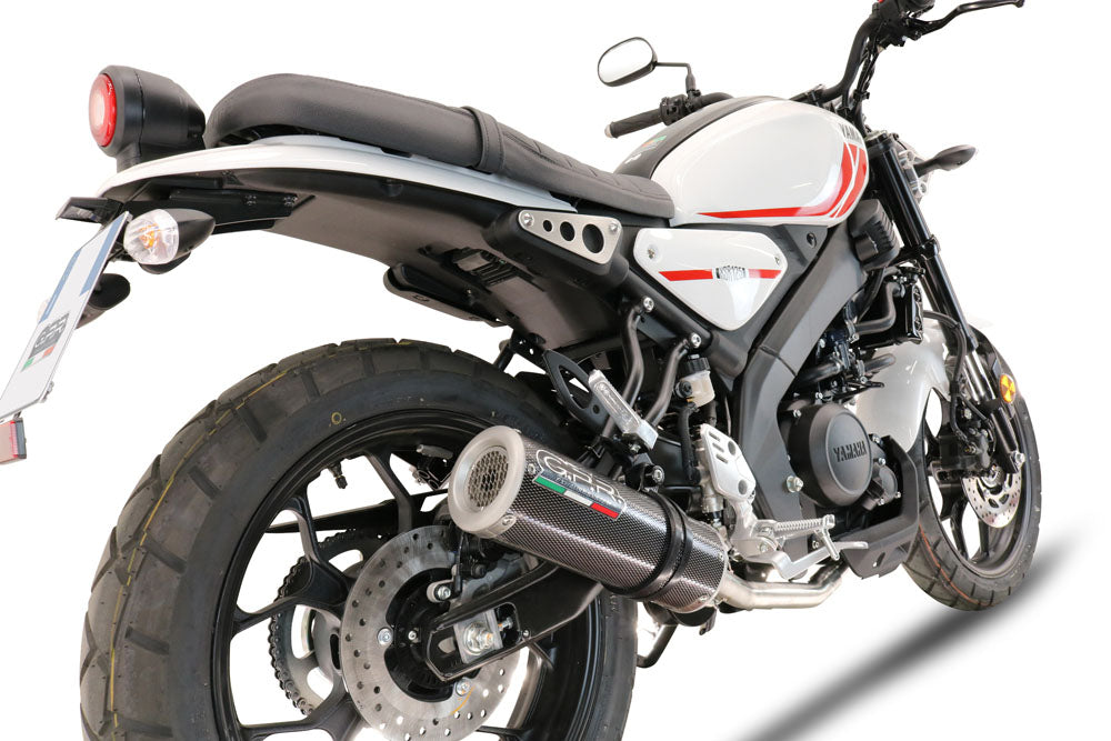 GPR Exhaust System Yamaha XSR125 2021-2023, M3 Poppy , Full System Exhaust, Including Removable DB Killer