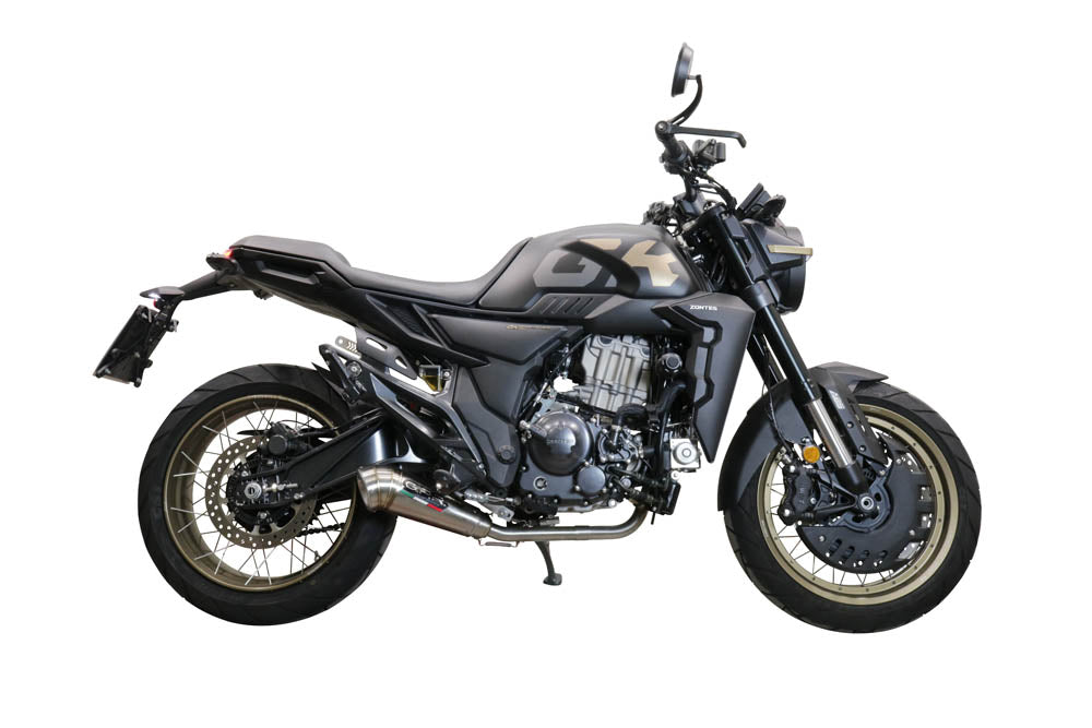GPR Exhaust System Zontes 350 T1 2022-2023, Powercone Evo, Full System Exhaust, Including Removable DB Killer